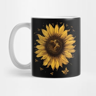 Dance Of Bees And Flowers Mug